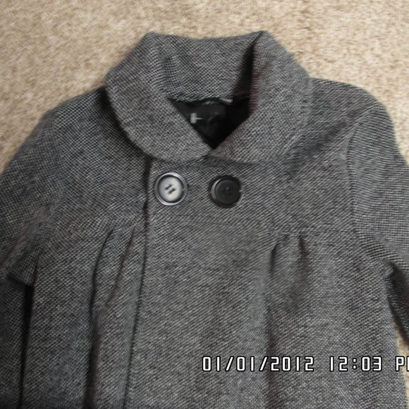 Grey pea coat - Picture 1 of 3